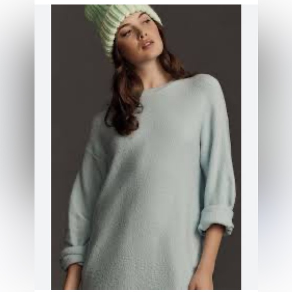 Anthropologie (Daily Practice) Blue Sweater Dress - Picture 2 of 7